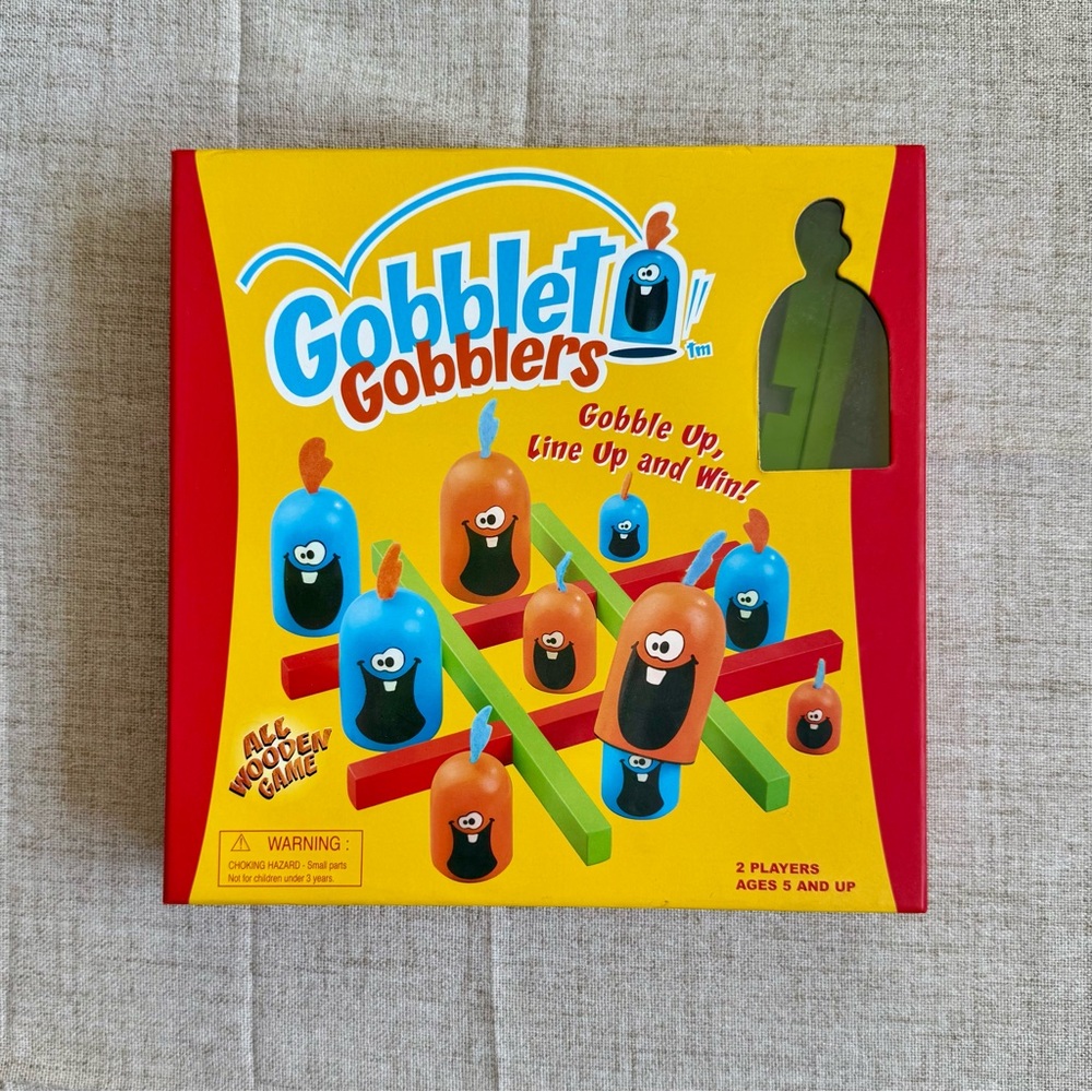 GOBBLET GOBBLERS Fun Kids Strategic Tic Tac Toe Game for Ages 5 and Up